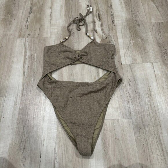 Women’s Tularosa Revolve Laya One Piece in Tan Size XL X-LARGE - Picture 3 of 10